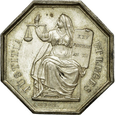 Frankrijk, Token, Notaires de l'Arrondissement de Tours, Oudiné, ZF+, Zilver