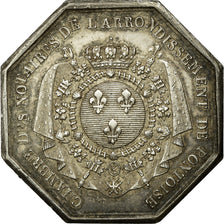 France, Token, Notaires de l'Arrondissement de Pontoise, 1816, Laurence