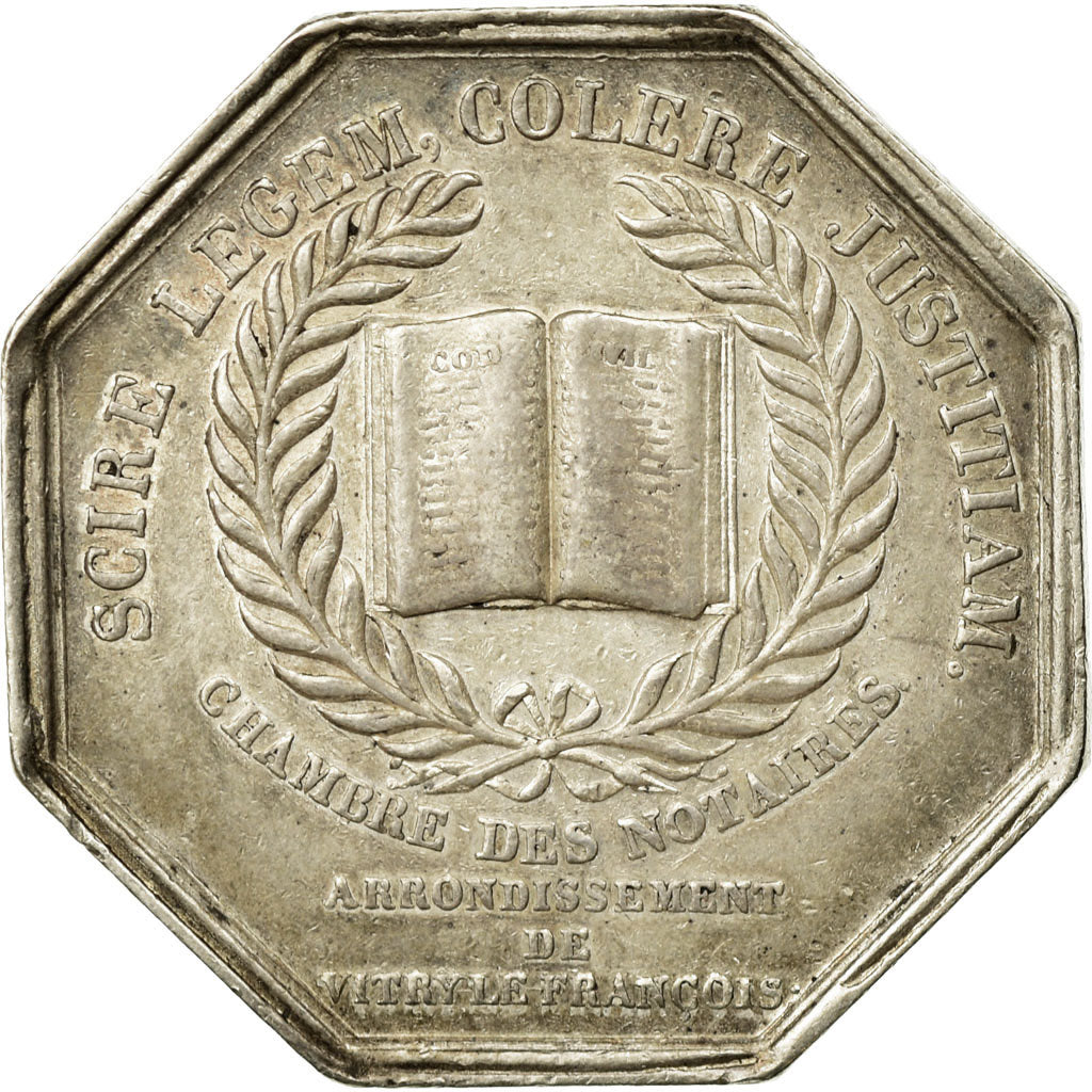 Francia, Token, Notaires de l'Arrondissement de Vitry-le-François, Caunois