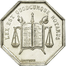 France, Jeton, Notaires de l'Arrondissement de Lyon, Charrasse, SUP, Argent