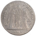 FRANCE, Union et Force, 5 Francs, 1796, Bordeaux, KM #639.5, VF(20-25), Silver,.