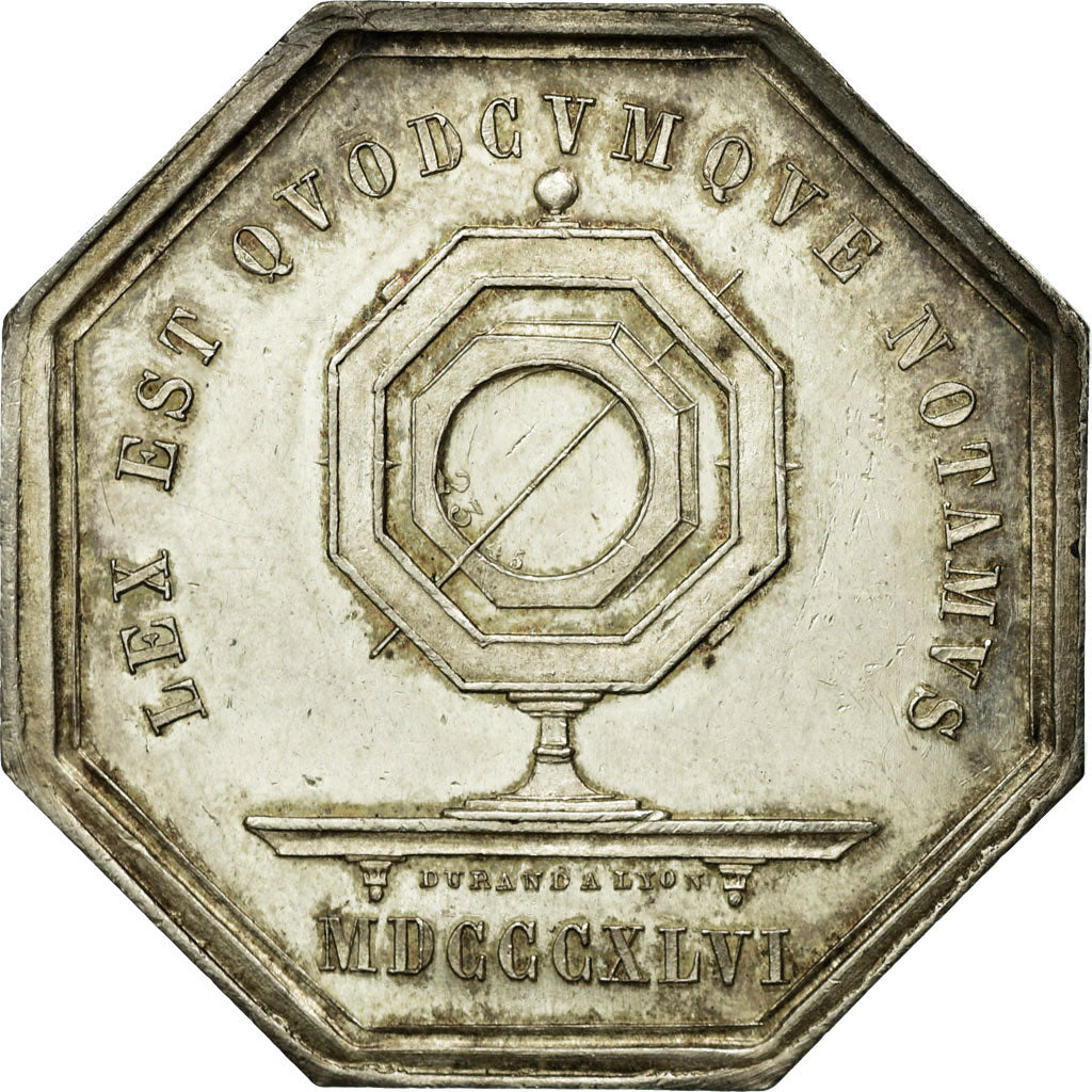 Frankreich, Token, Notaires de l'Arrondissement de Saint-Etienne, 1846, Durand