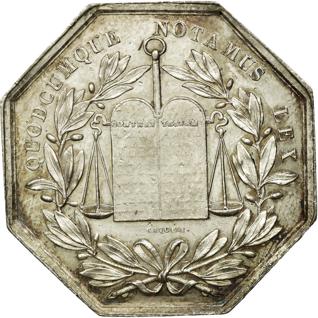 Francia, Token, Notaires de l'Arrondissement de Montdidier, Caqué, SPL-
