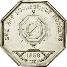 France, Token, Notaires de l'Arrondissement de Lyon, 1839, Durand, MS(60-62)