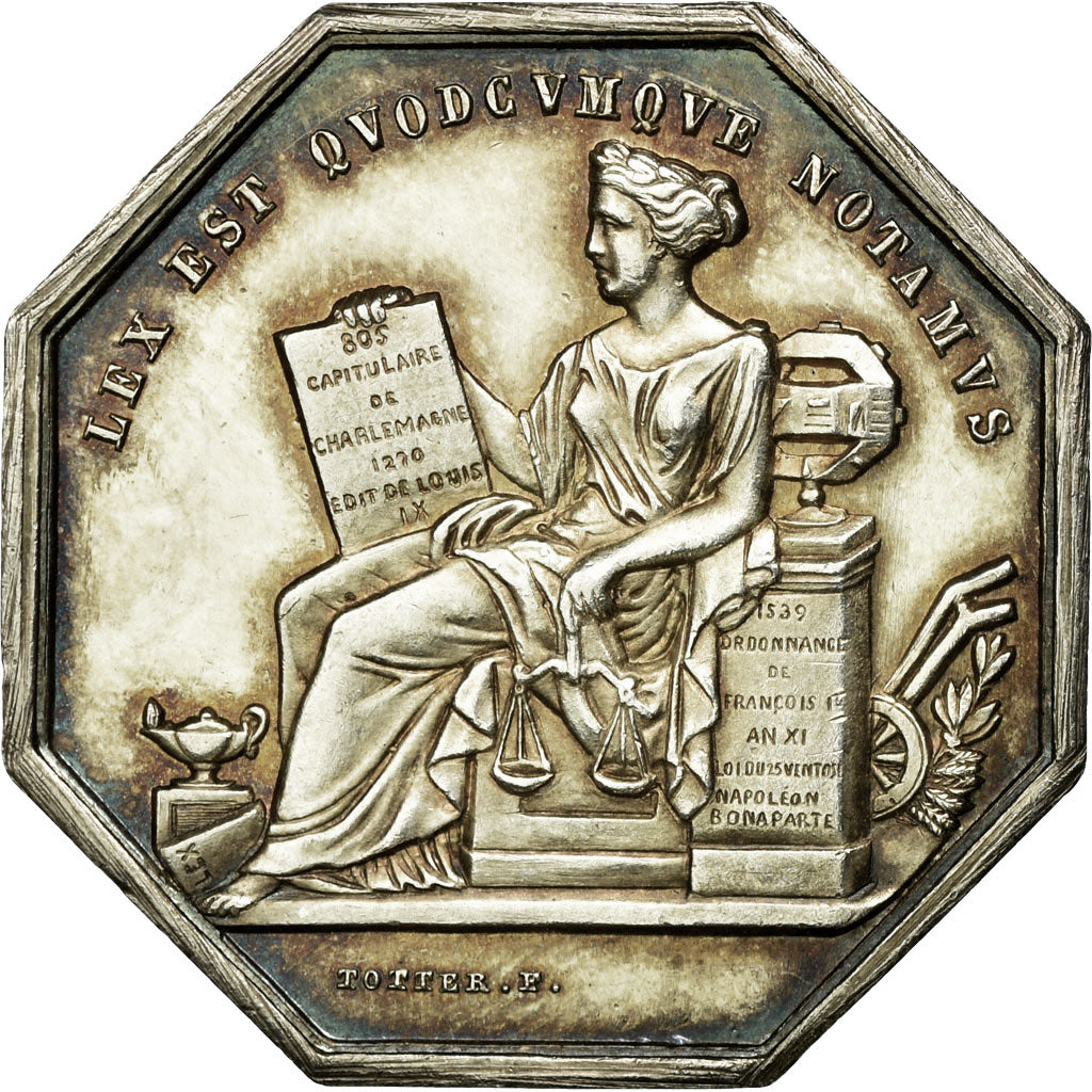 Francia, Token, Notaires de l'Arrondissement de Villefranche, Rhône, Totter