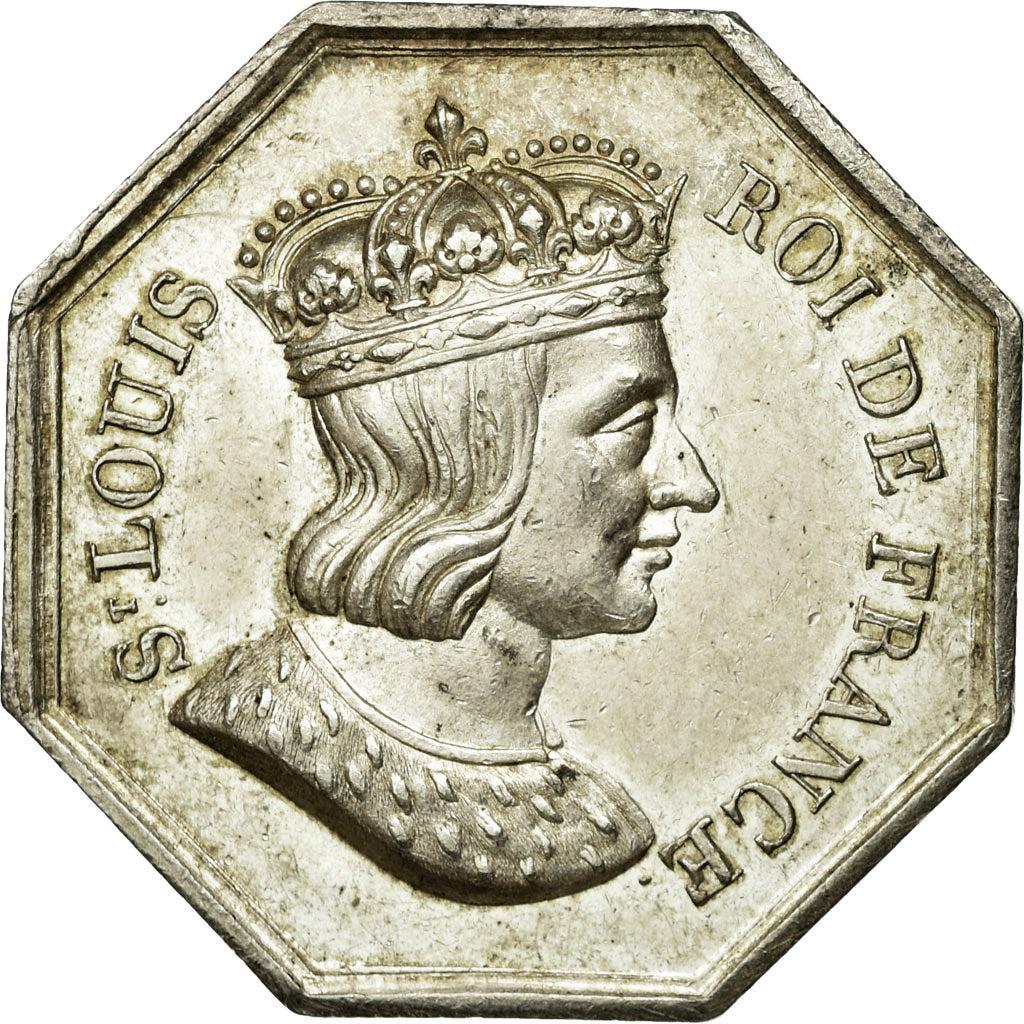 Francia, Token, Notaires de l'Arrondissement de Sens, Yonne, EBC, Plata