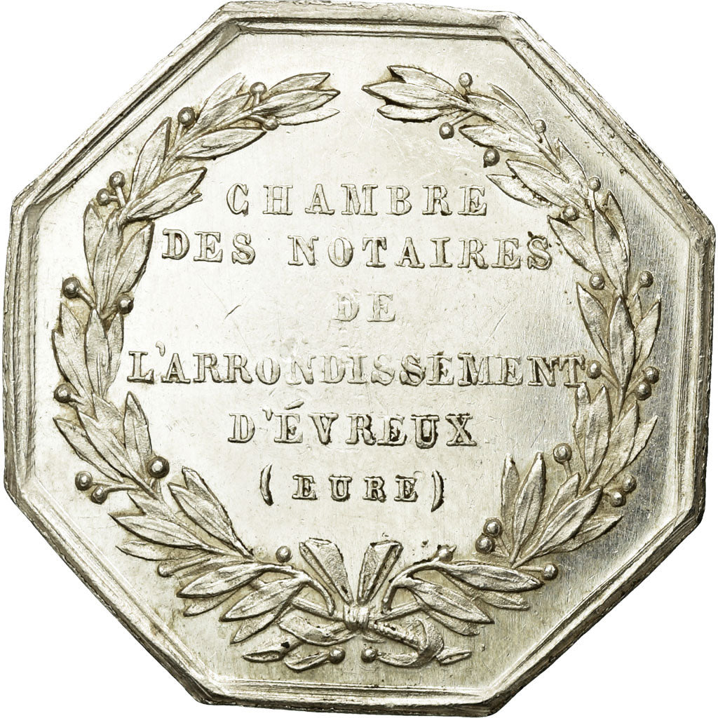 France, Jeton, Notaires de l'Arrondissement d'Evreux, Eure, Brasseux, SUP