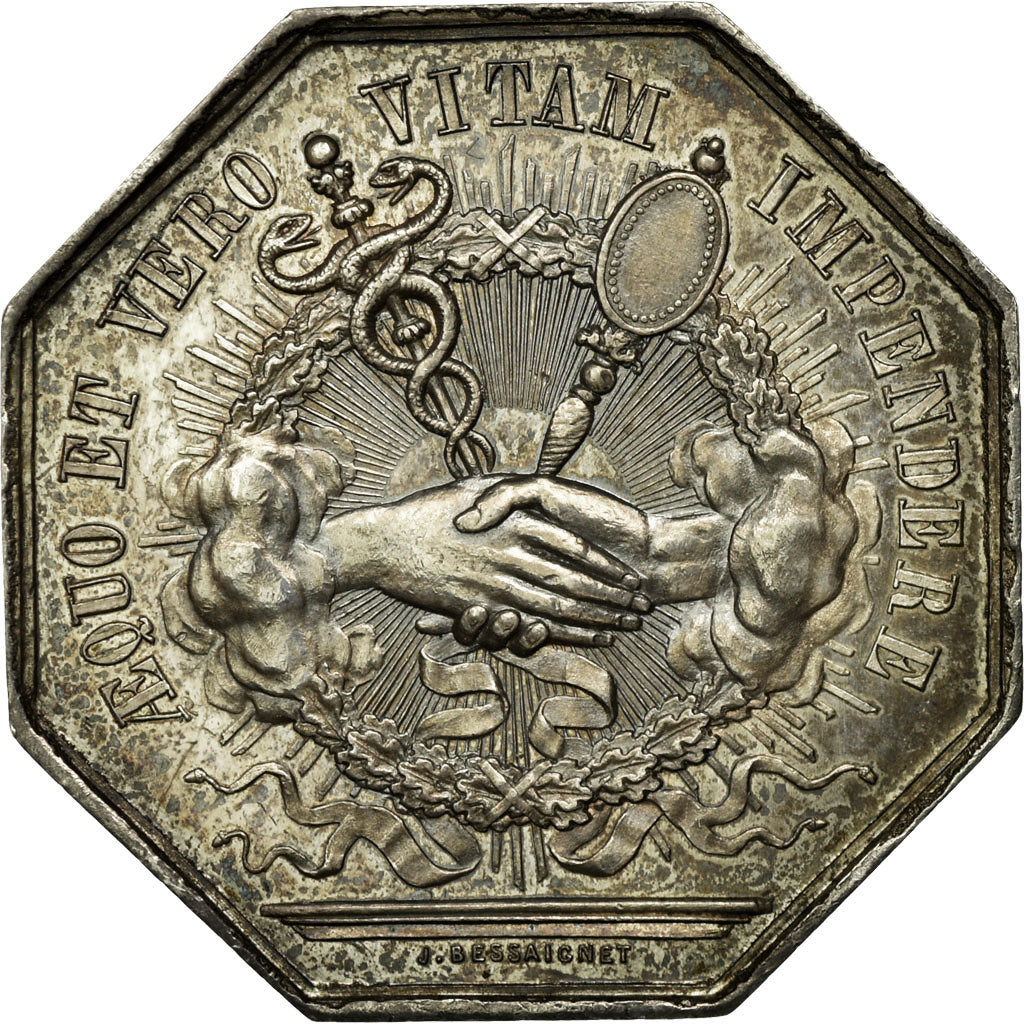 France, Token, Notaires de l'Arrondissement de Beauvais, Oise, Bessaignet