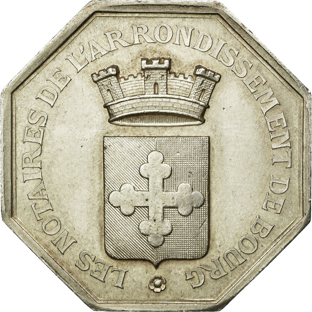 France, Token, Notaires de l'Arrondissement de Bourg, Charrasse, MS(60-62)