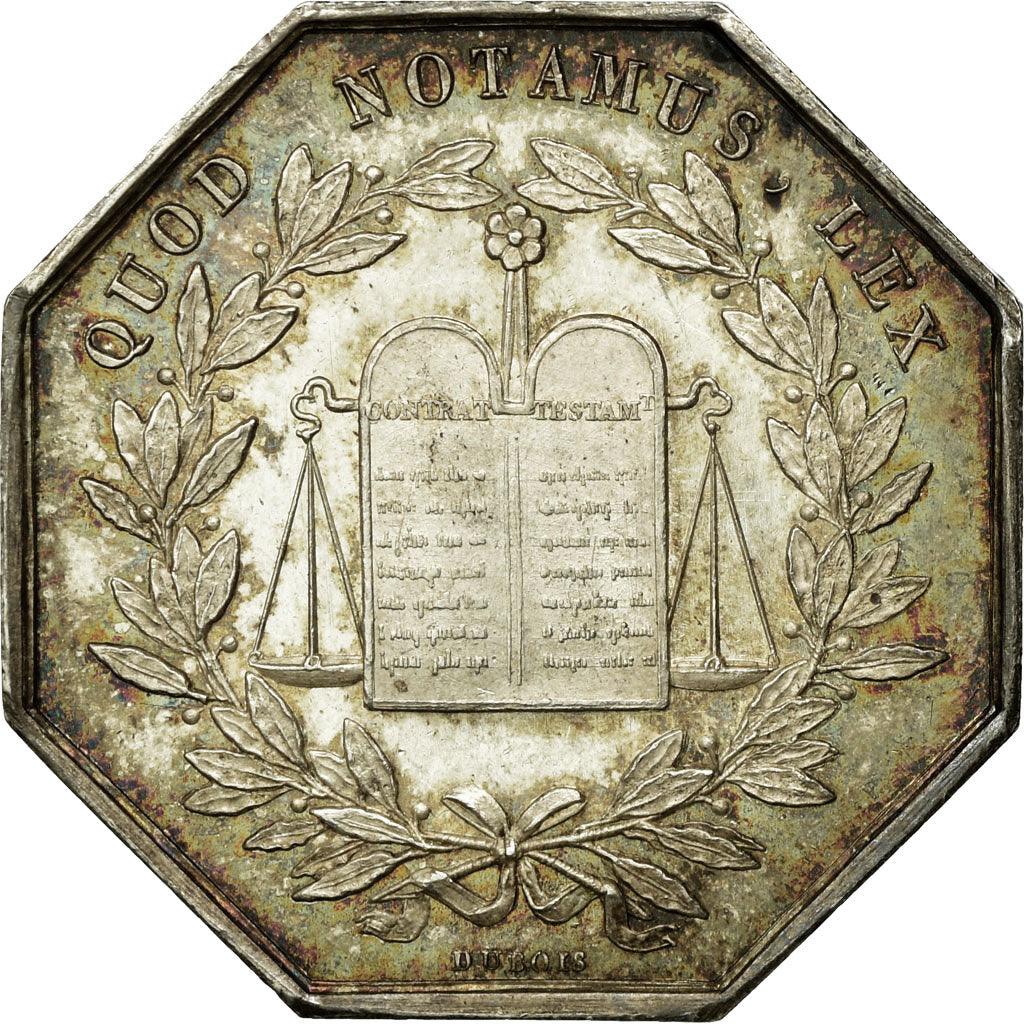 France, Token, Notaires de l'Arrondissement de Châlon-sur-Marne, 1833, Dubois