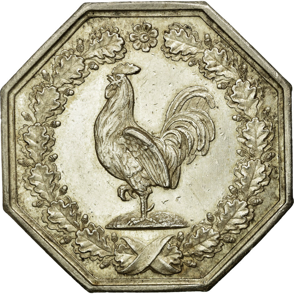France, Token, Notaires de l'Arrondissement d'Amiens, 1831, AU(50-53), Silver