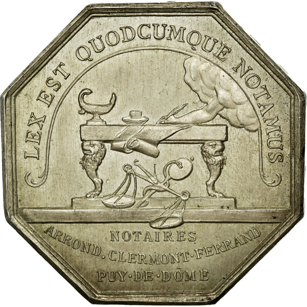 Frankreich, Token, Notaires de l'Arrondissement de Clermont-Ferrand, Barre, VZ