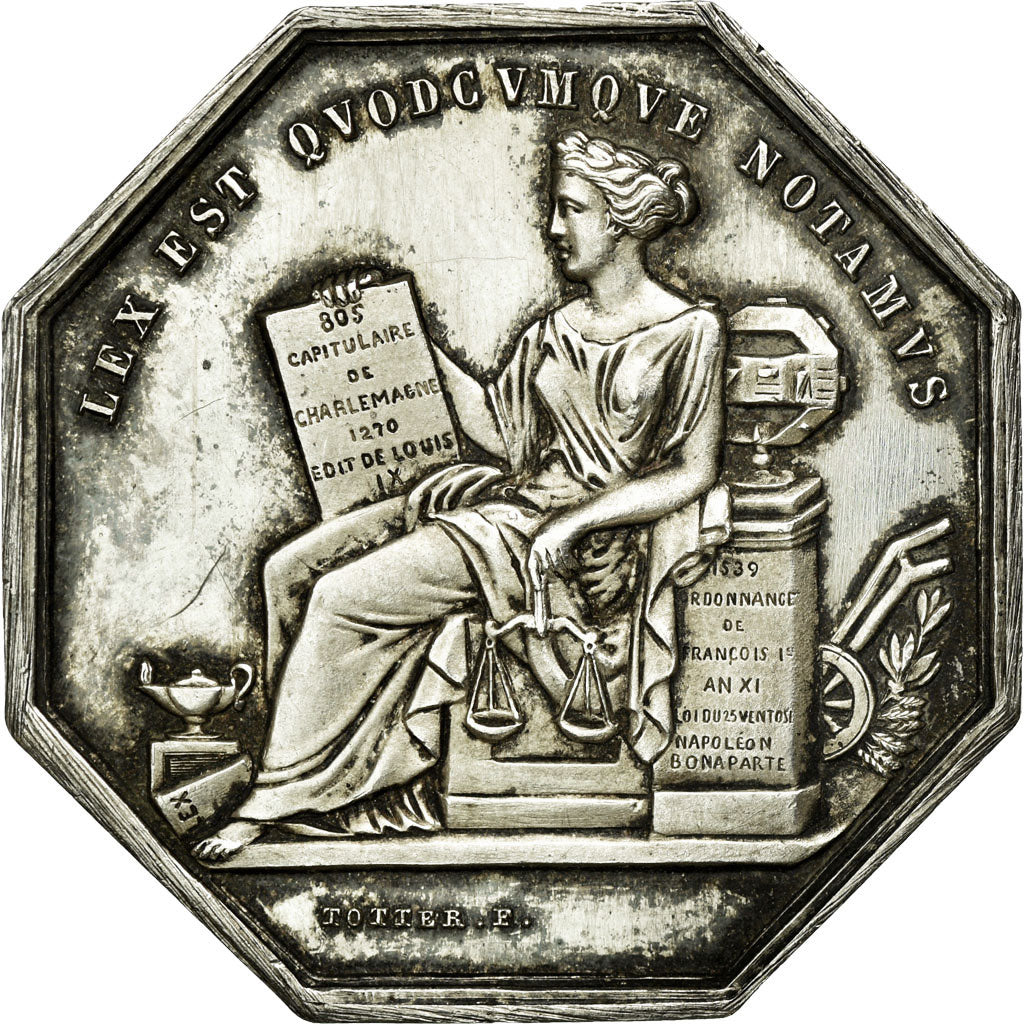 Frankrijk, Token, Notaires de l'Arrondissement de Villefranche, Rhône, Totter