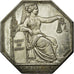 France, Token, Notaires de l'Arrondissement de Chartres, 1836, Barre, AU(55-58)