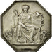 Frankrijk, Token, Compagnie des Notaires de Paris, Borrel.A, PR, Zilver