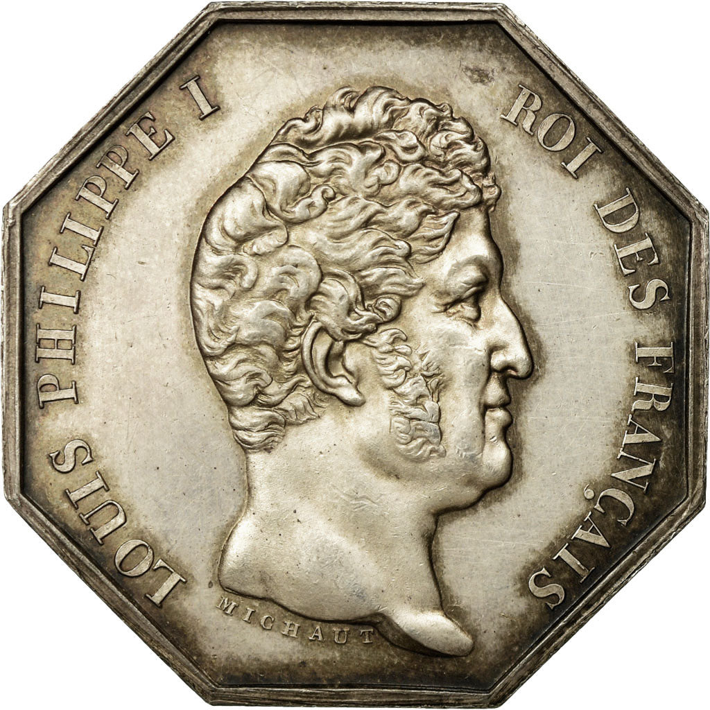 France, Jeton, Louis Philippe Ier, Compagnie des Notaires de Paris, Michaut