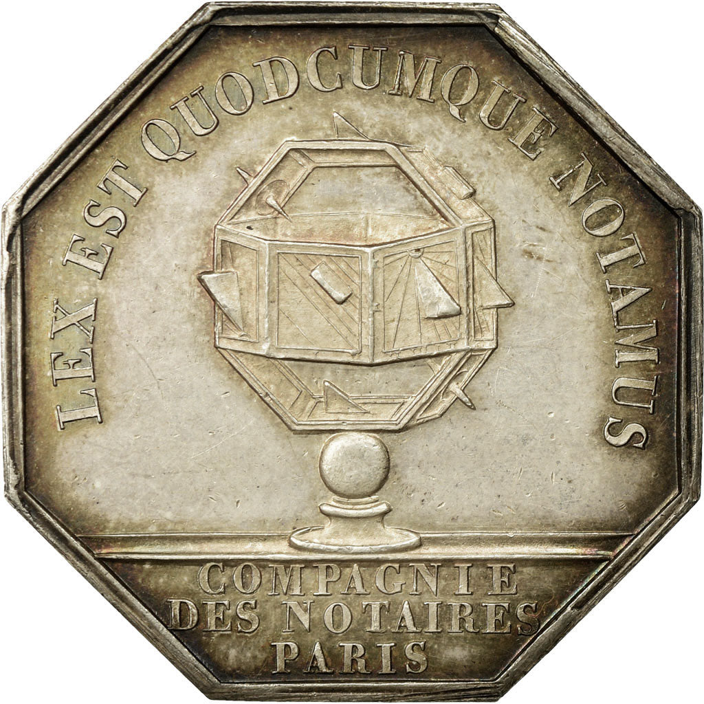 France, Jeton, Louis Philippe Ier, Compagnie des Notaires de Paris, Michaut
