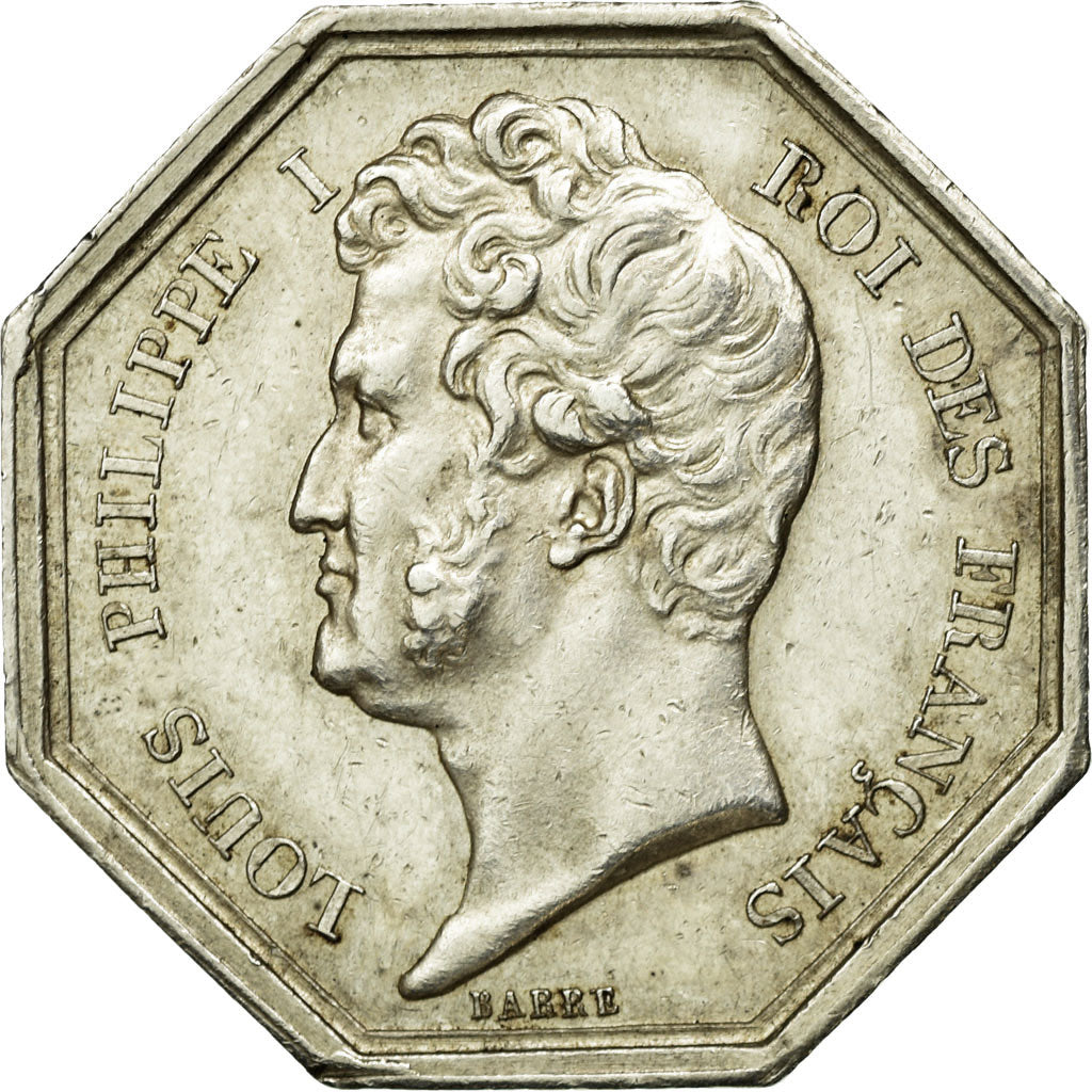 France, Jeton, Notaires de l'Arrondissement de Melun, Seine et Oise, Barre