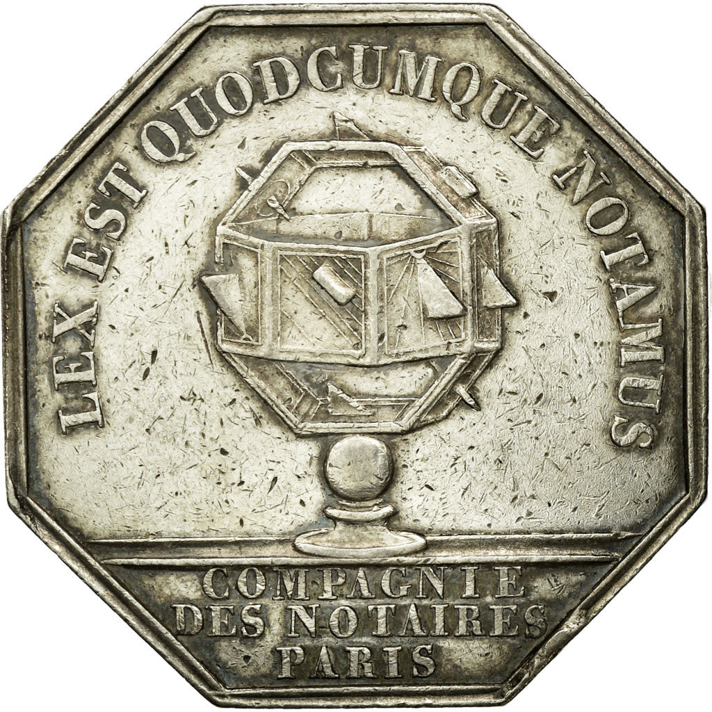France, Token, Louis Philippe Ier, Compagnie des Notaires de Paris, Michaut