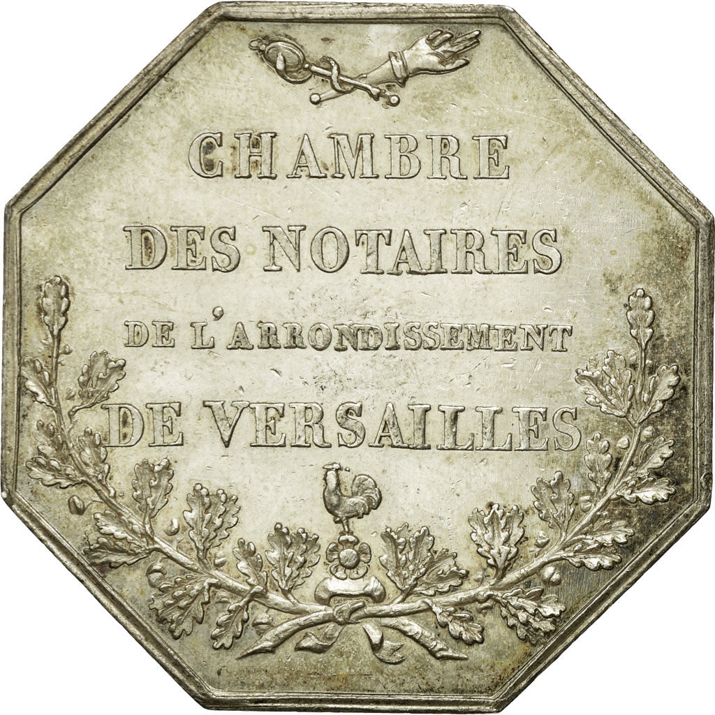France, Jeton, Louis Philippe Ier, Notaires de l'Arrondissement de Versailles