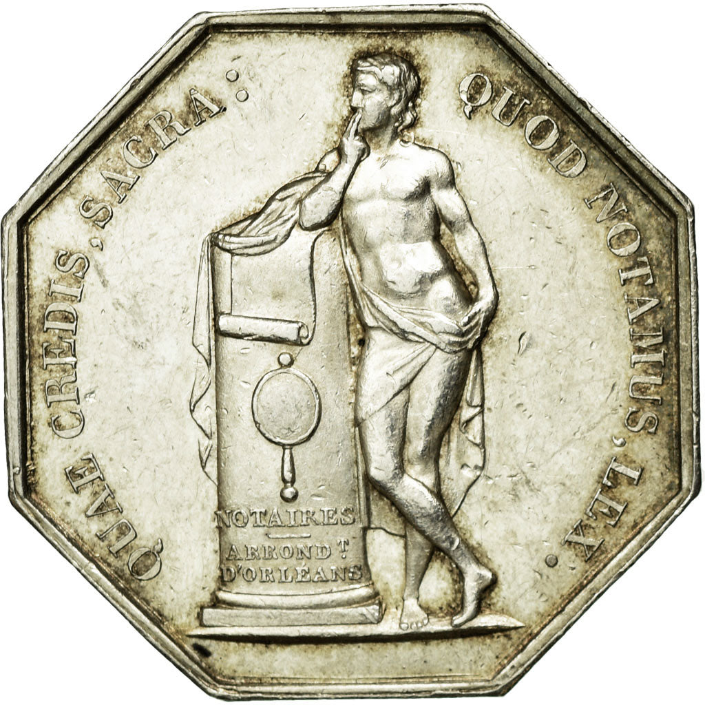 France, Jeton, Louis Philippe Ier, Notaires de l'Arrondissement d'Orléans