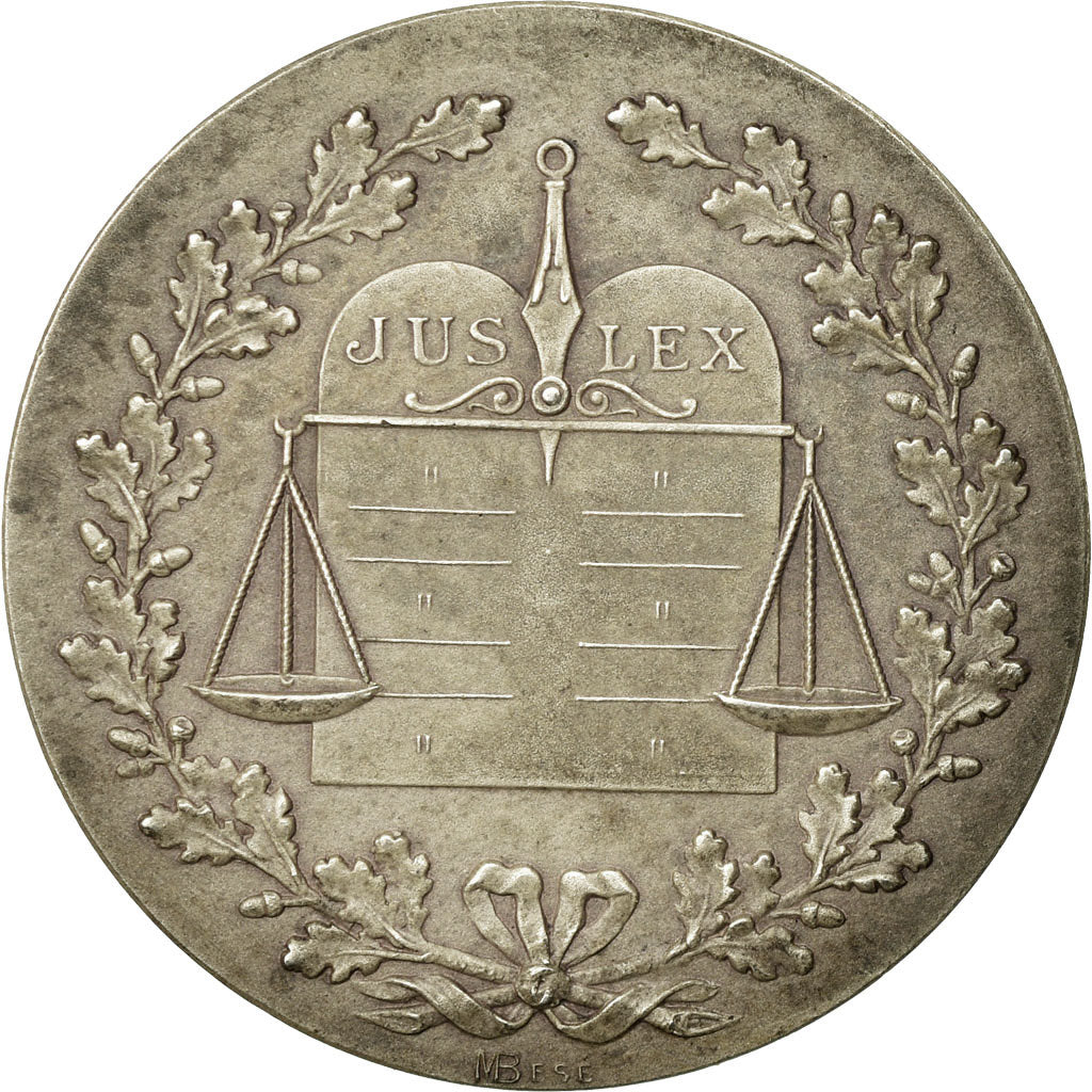 Francia, Token, Notariat, Commission d'Examen de Vienne, 1902, SPL, Argento