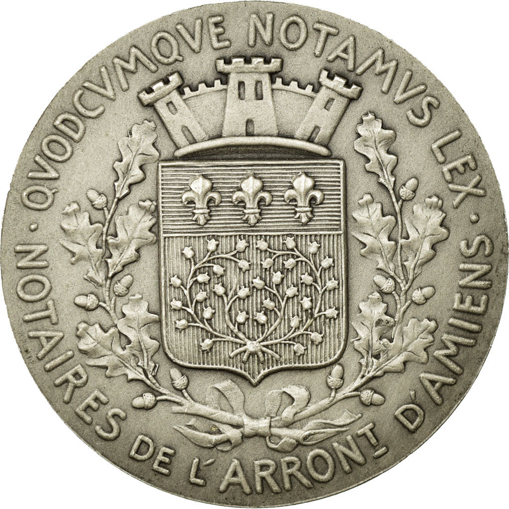 France, Token, Notaires de l'Arrondissement d'Amiens, Dupuis.D, AU(55-58)