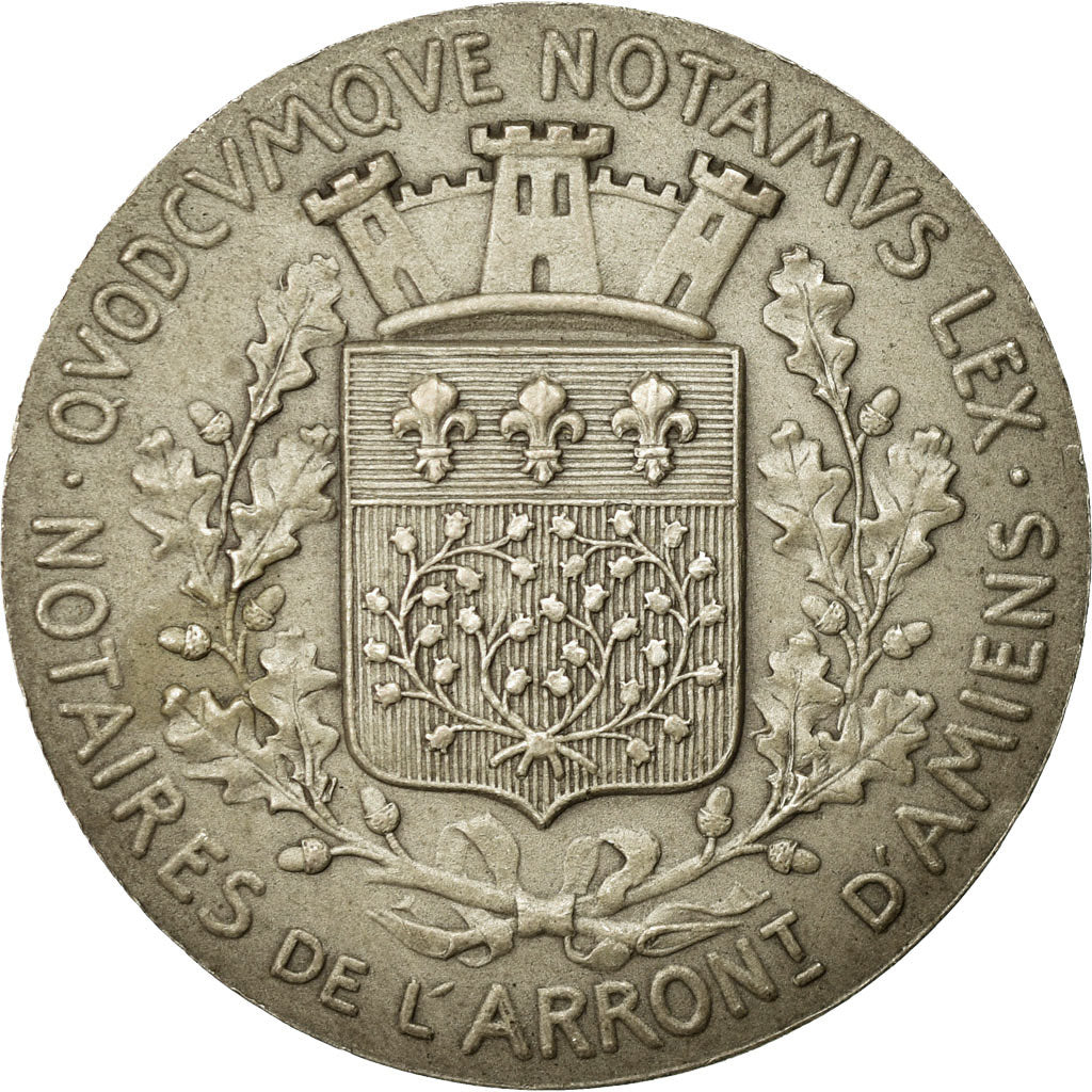 France, Token, Notaires de l'Arrondissement d'Amiens, Dupuis.D, AU(55-58)