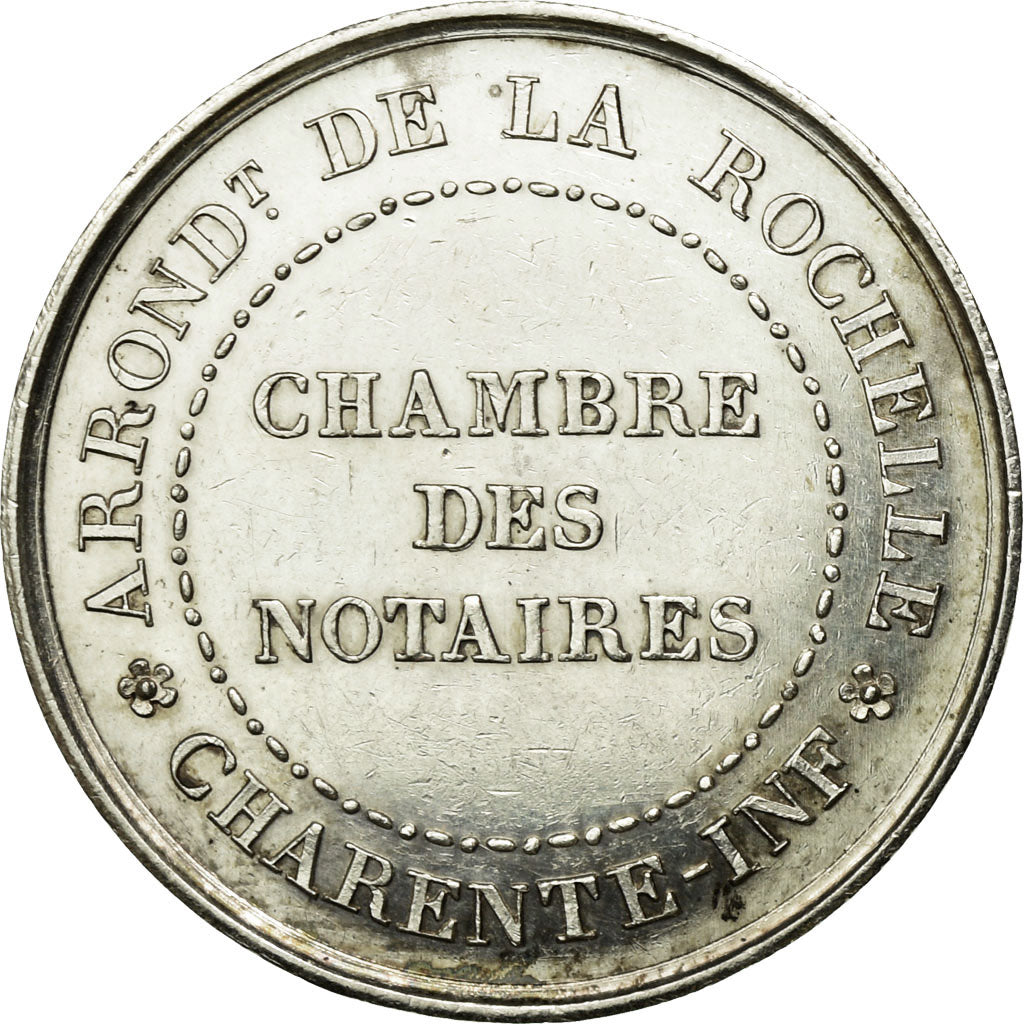 France, Jeton, Notaires de l'Arrondissement de la Rochelle, Charente-Maritime