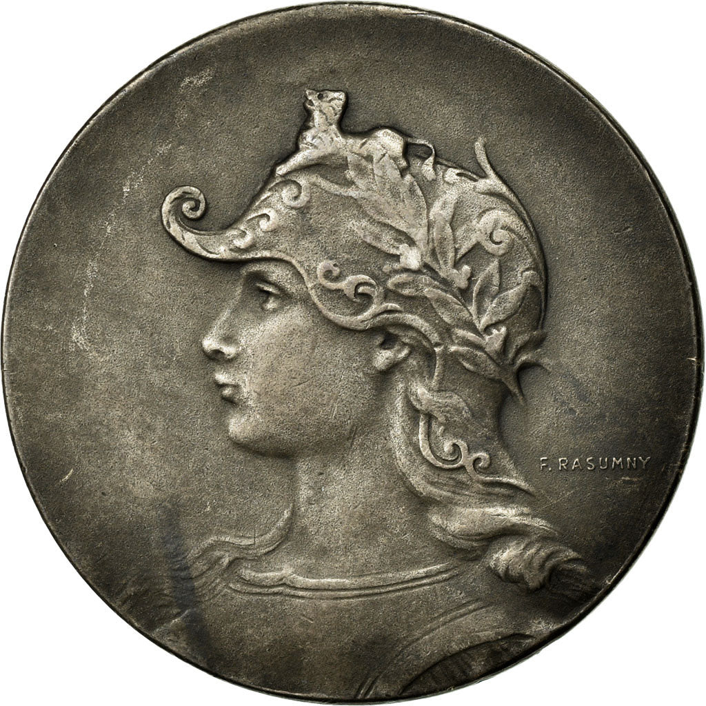 Francia, Token, Notaires, Cour d'Angers, Comité des Notaires, 1890, Rasumny