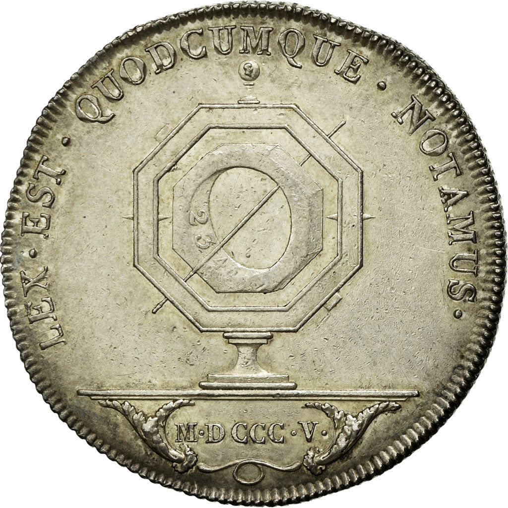 Francia, Token, Notaires de Lyon, 1805, Tiolier, SPL-, Argento, Lerouge:170