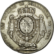 France, Token, Restauration, Notaires de Lyon, 1812, Tiolier, MS(60-62), Silver