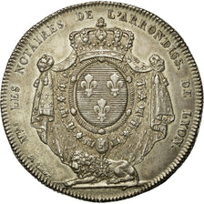 France, Token, Restauration, Notaires de Lyon, 1812, Tiolier, AU(55-58), Silver