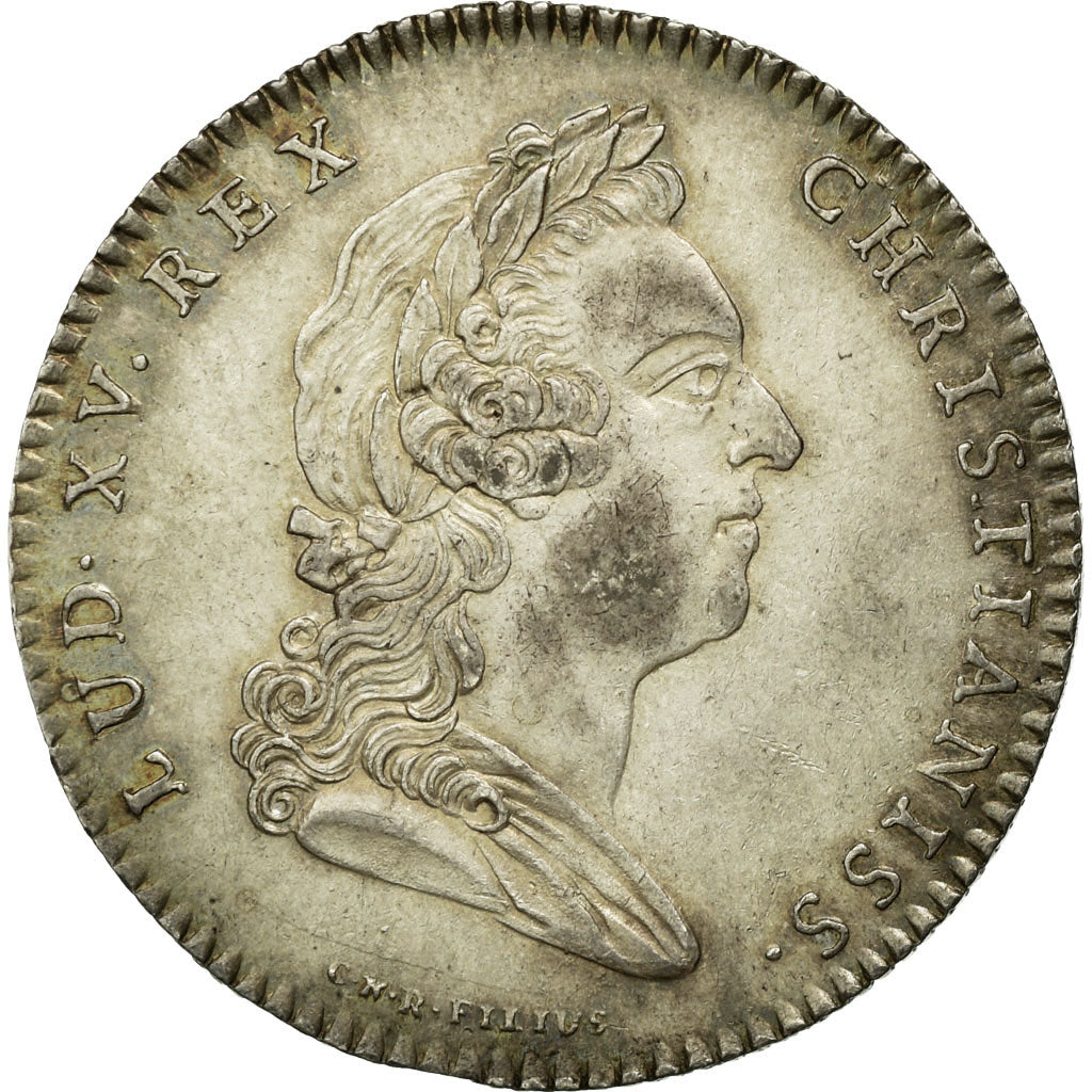 Francia, Token, Louis XV, Conseillers du Roi et Notaires, 1720, SPL-, Argento