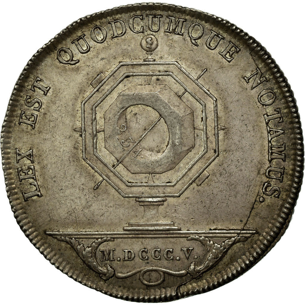 Francia, Token, Notaires de l'Arrondissement de Lyon, 1805, SPL-, Argento