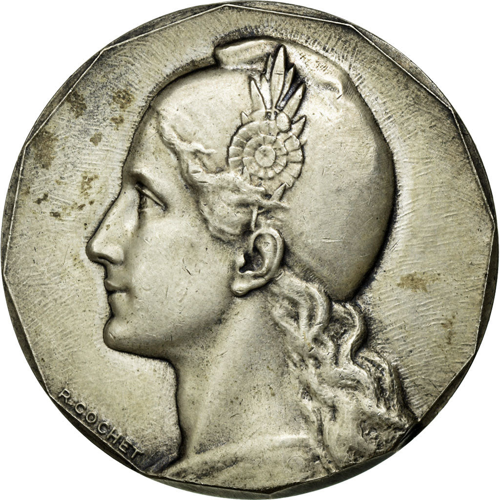 France, Jeton, Notaires du Département de la marne, 1959, Cochet, TTB+, Argent