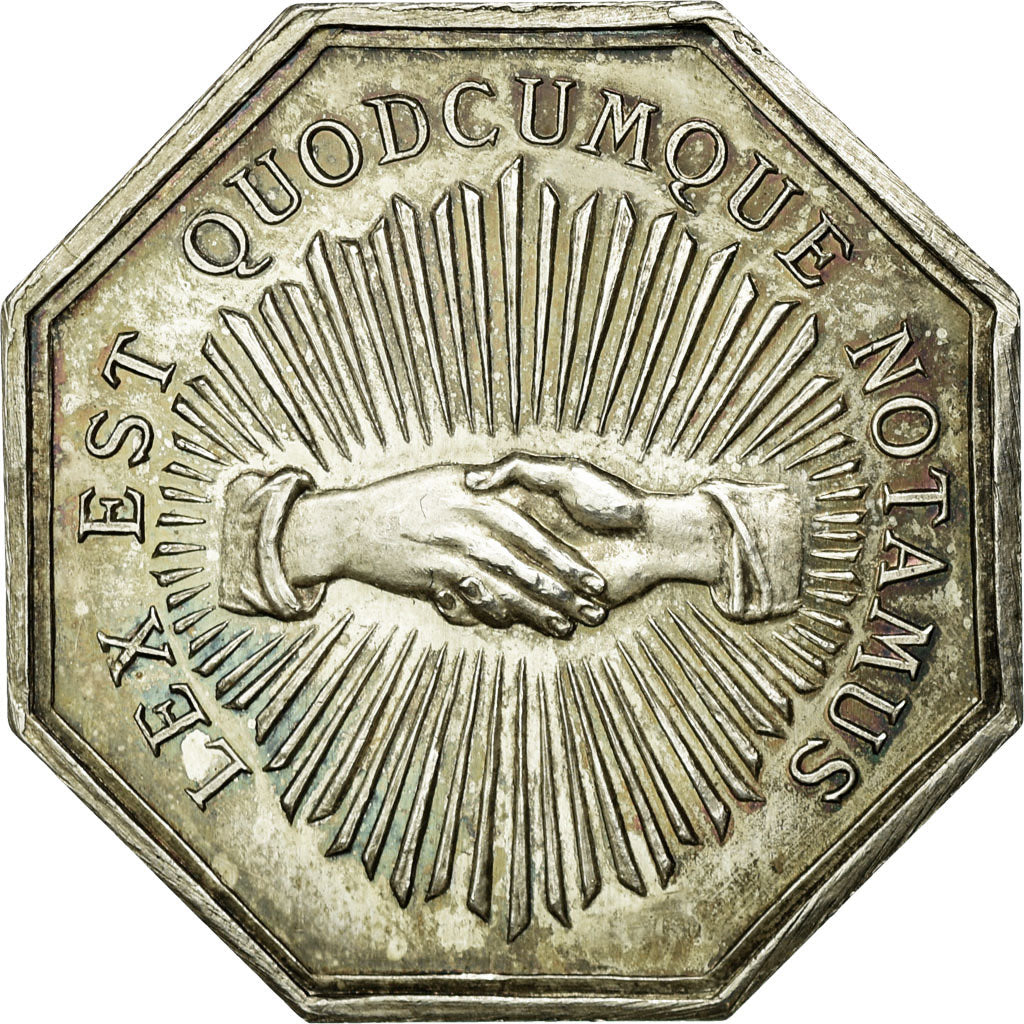 France, Jeton, Notaires de l'Arrondissement de Toulon, SPL, Argent, Lerouge:399