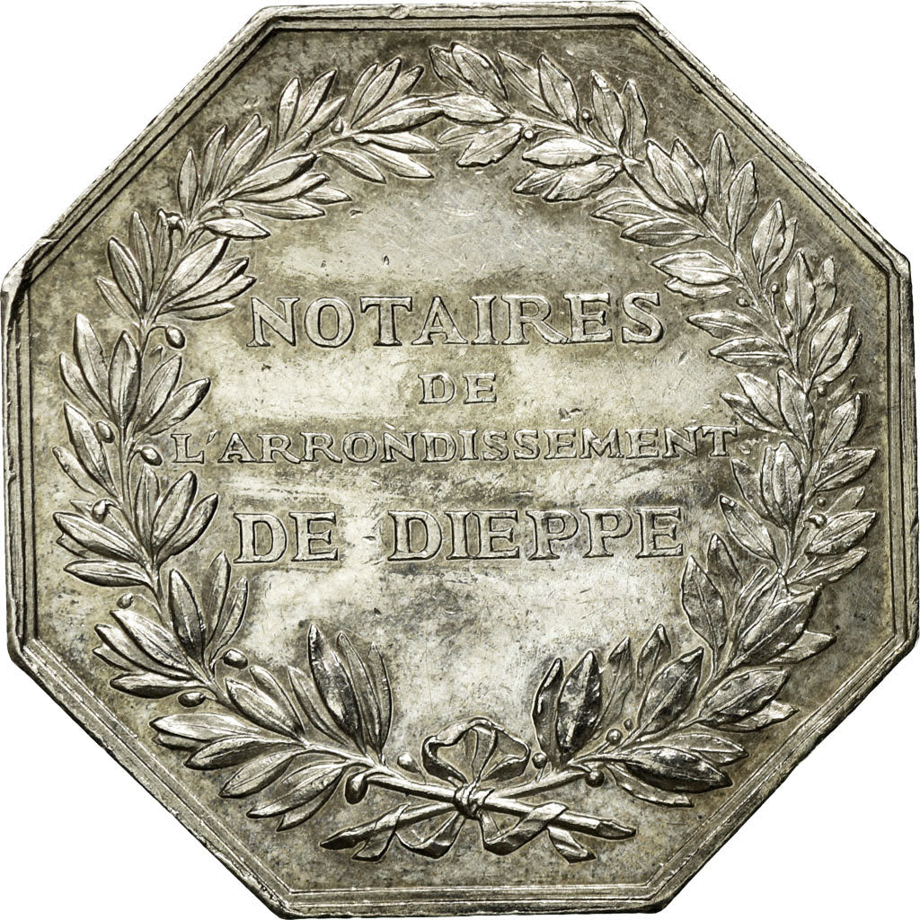 France, Jeton, Louis Philippe Ier, Notaires de l'Arrondissement de Dieppe