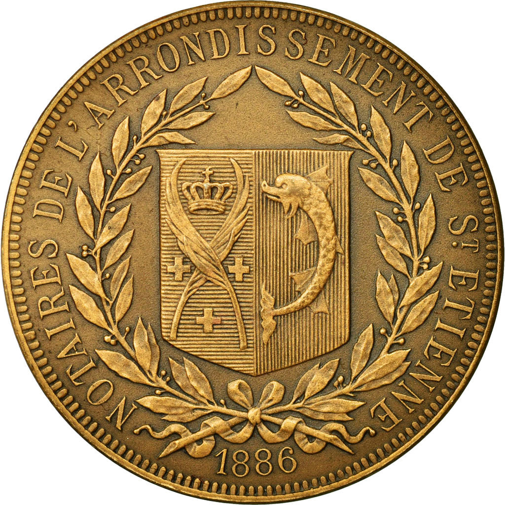 France, Token, Notaires de l'Arrondissement de Saint-Etienne, 1813, MS(63)
