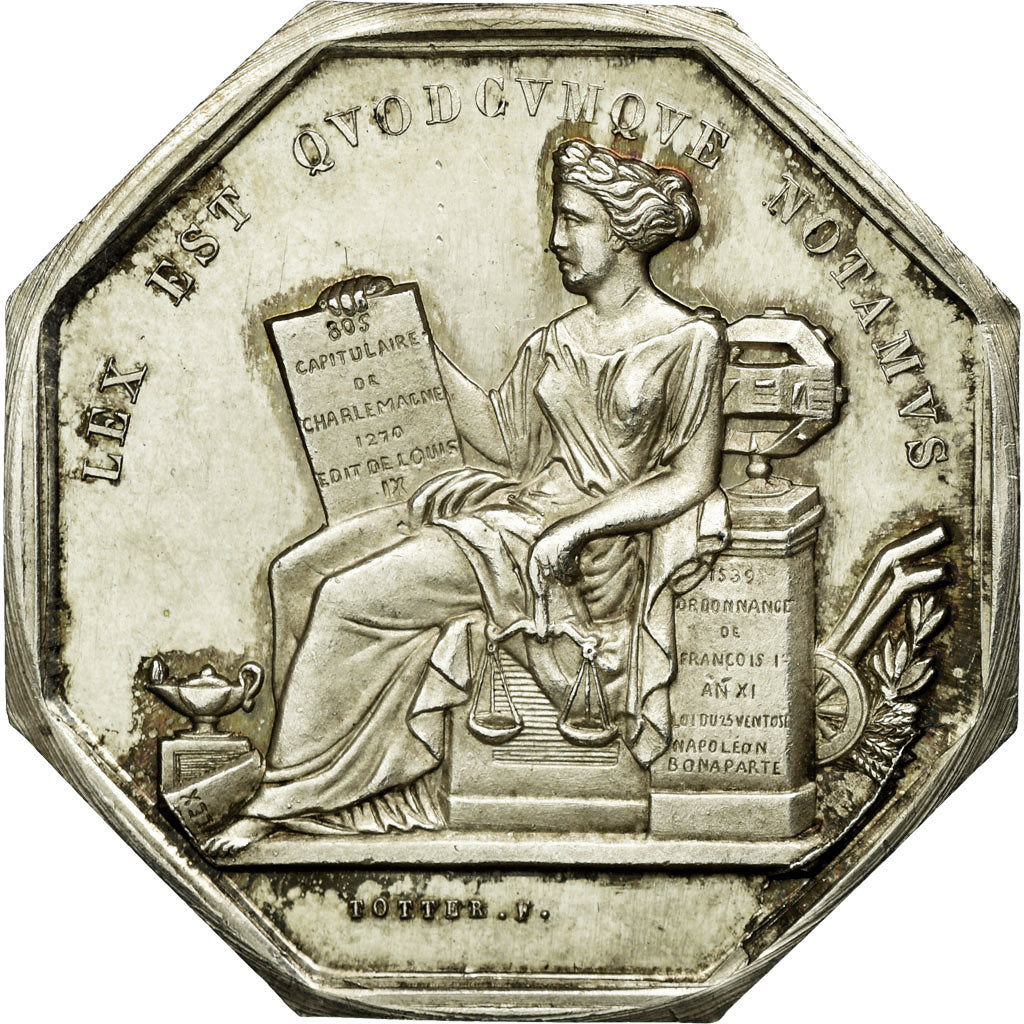 Frankrijk, Token, Notaires de l'Arrondissement de Villefranche, Rhône, Totter