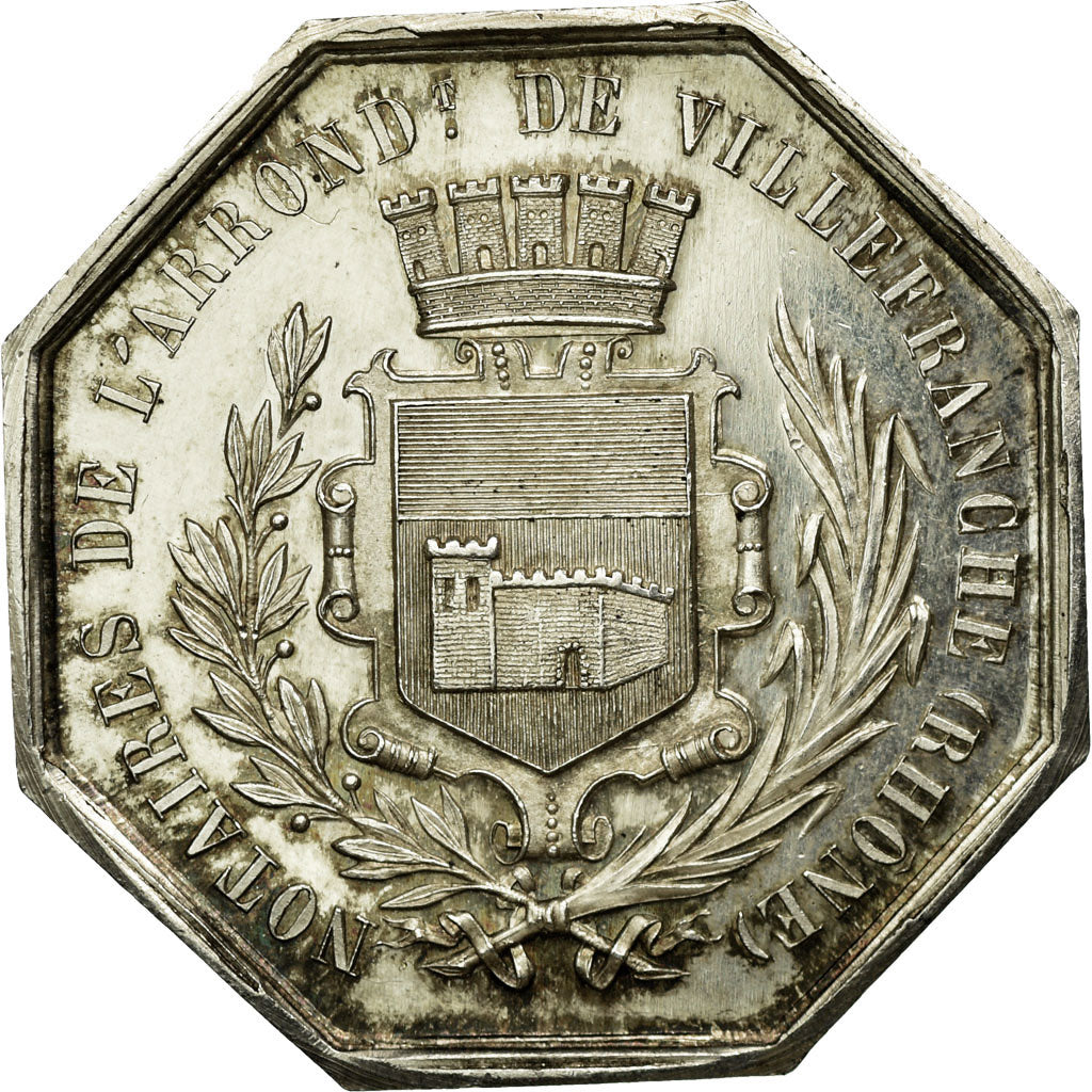 Frankrijk, Token, Notaires de l'Arrondissement de Villefranche, Rhône, Totter