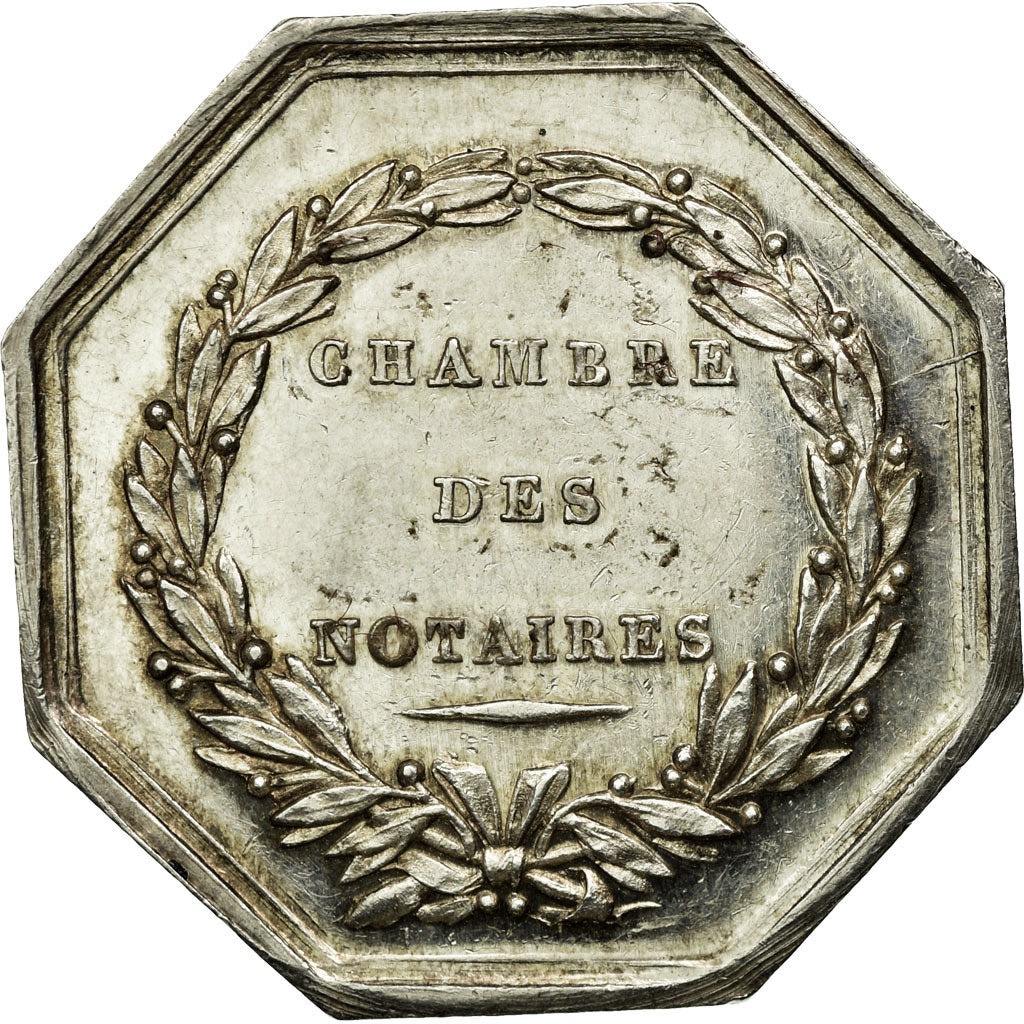 France, Token, Notaires de l'Arrondissement d'Epernay, Marne, AU(55-58), Silver