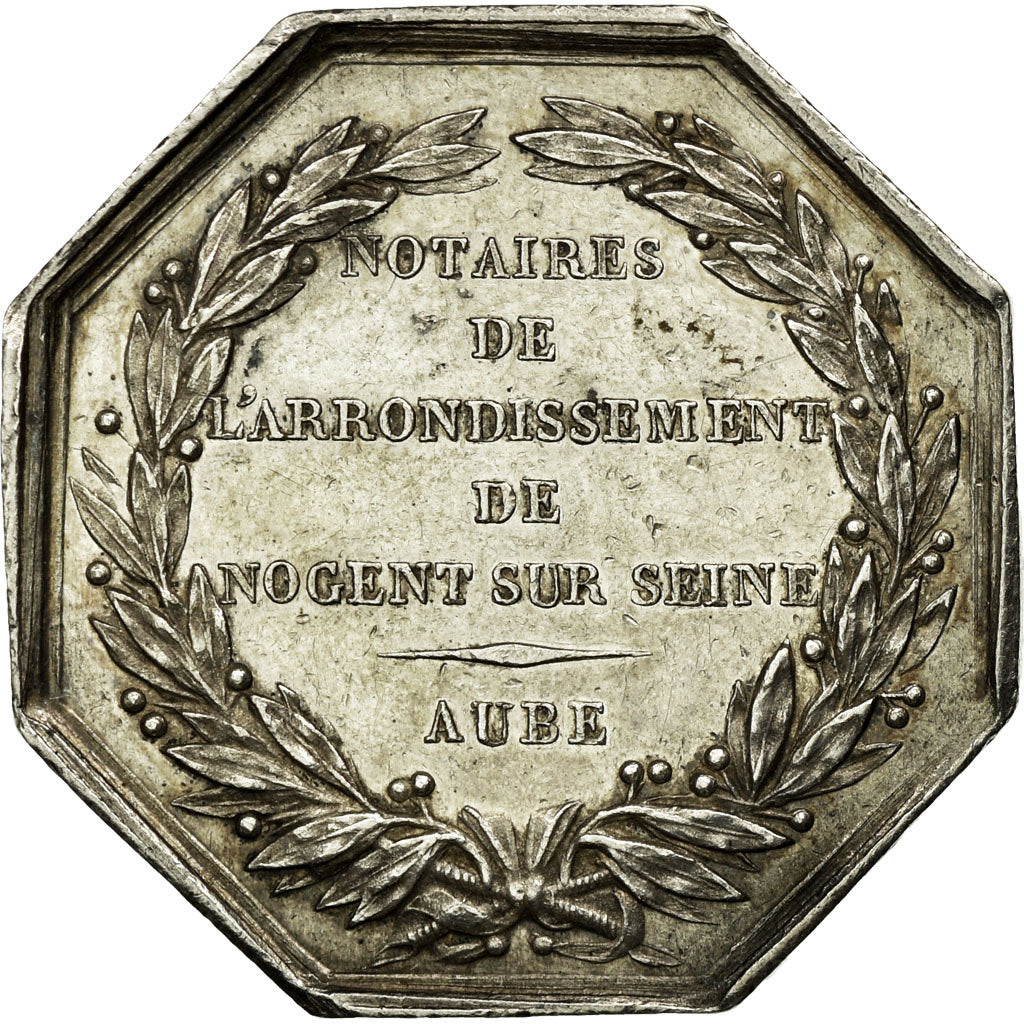 France, Token, Notaires de l'Arrondissement de Nogent-sur-Seine, Pingret