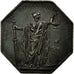 França, Token, Compagnie des Notaires de Marseille, 1890, Michaut, AU(55-58)