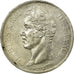 Moneta, Francja, Charles X, 5 Francs, 1827, Rouen, AU(55-58), Srebro, KM:728.2
