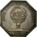 França, Token, Notaires de l'Arrondissement d'Avallon, Yonne, 1858, MS(60-62)