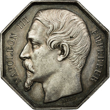 France, Token, Napoléon III, Compagnie des Notaires de Paris, Barre, MS(60-62)