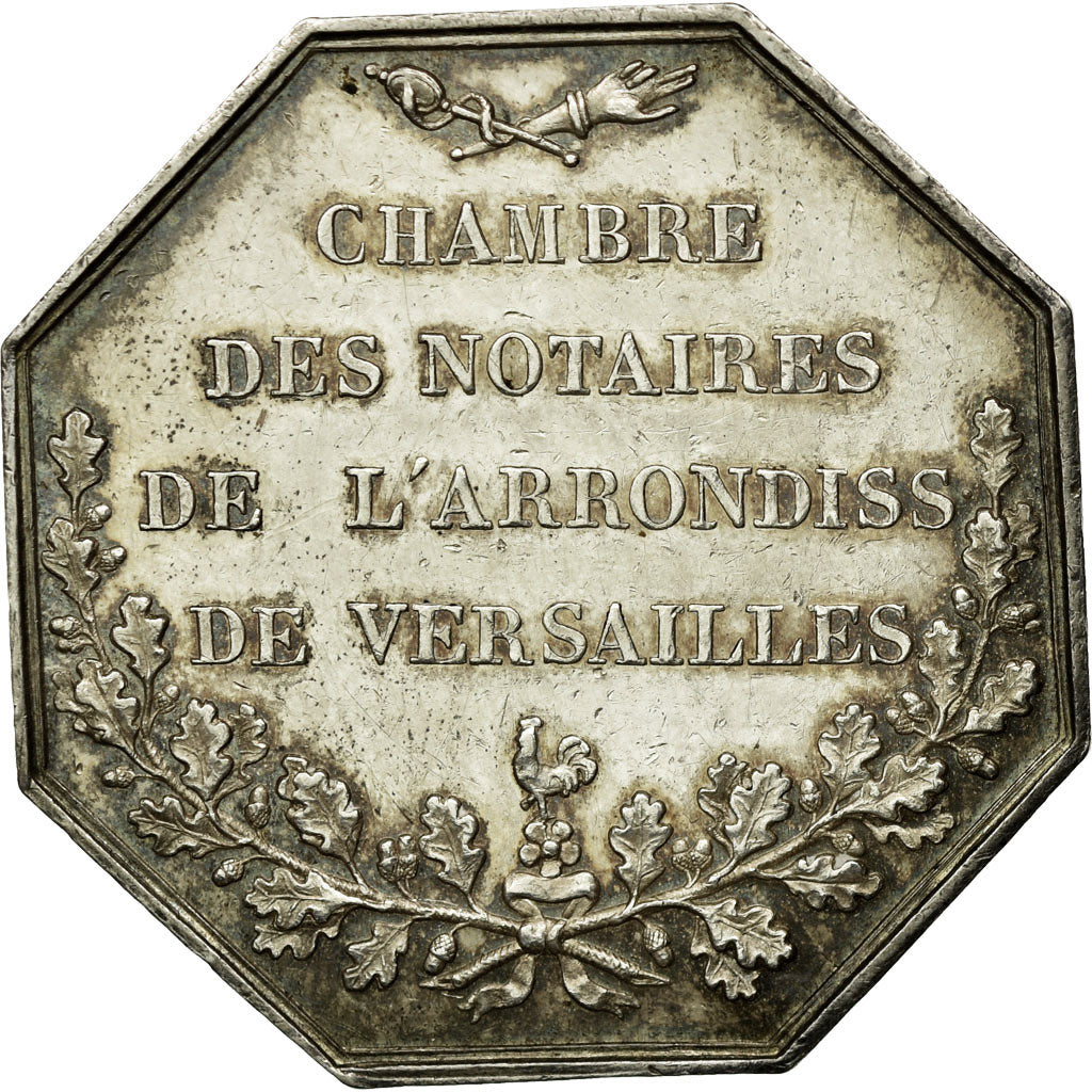 France, Token, Napoléon III, Notaires de l'Arrondissement de Versailles, Barre