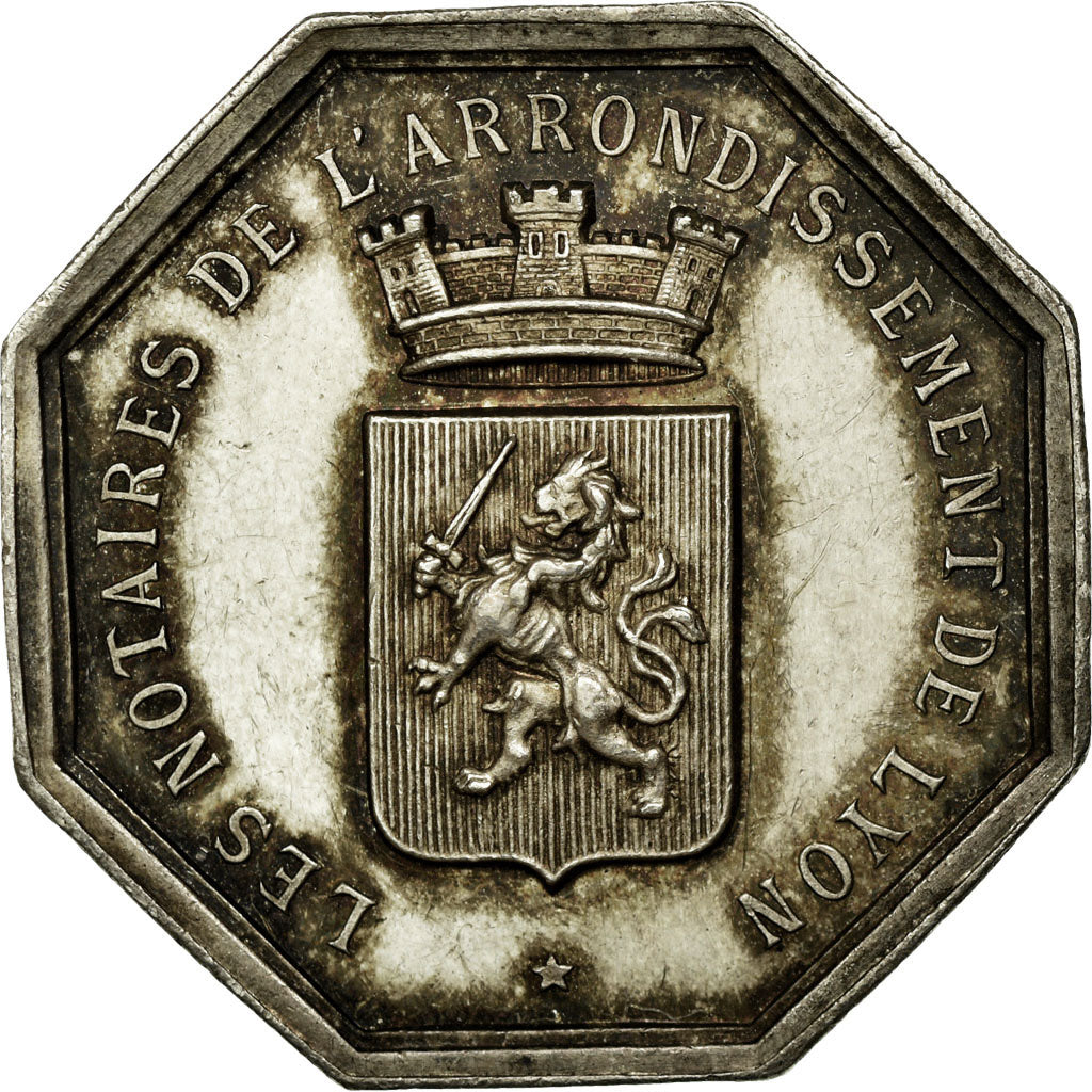 France, Token, Notaires de l'Arrondissement de Lyon, Charrasse, AU(55-58)