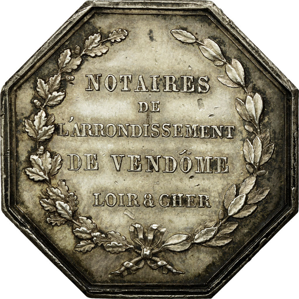 France, Token, Notaires de l'Arrondissement de Vendôme, Loir et Cher